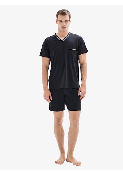 Erkek 3lü Pijama Takımı 40871 - Siyah Siyah
