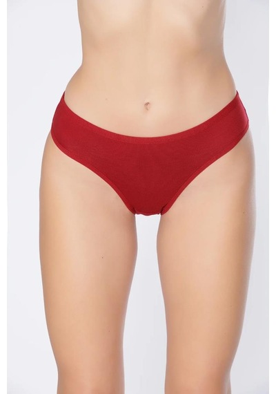 12 Adet Tutku Elit Bayan Bambu Bikini Külot Karışık Renk 2711 Çok Renkli