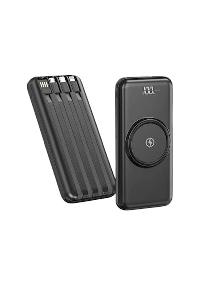 Kablosuz Çoklu Şarj Girişli 10.000 Mah Kablolu Powerbank Taşınabilir Çok Renkli 41111872