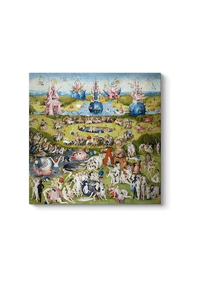 Hieronymus Bosch - Dünyevi Zevkler Bahçesi Tablosu 30 X 30