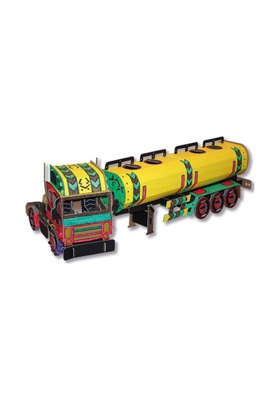 Fuel Truck 3d Boyanabilir Maket Fl6024