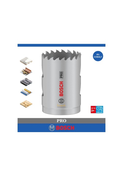 Bosch Pro 37 Mm Multi Vidalı Bi-metal Panç 2608901505