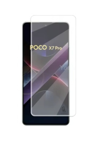 Xiaomi Poco X7 Pro Uyumlu Kılıf Esnek Silikon Telefon Kılıfı Ve Temperli Cam Ekran Koruyucu