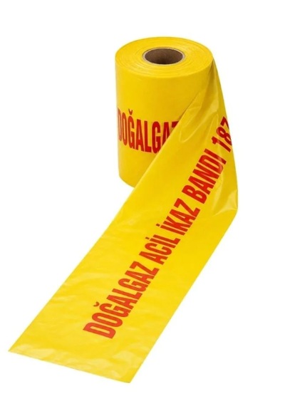 Mega Doğalgaz Ikaz Bandı 40 Cm X 250 M