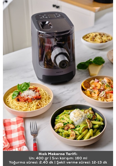 Karaca Pastachef Otomatik 0.6L Makarna ve Erişte Yapma Makinesi