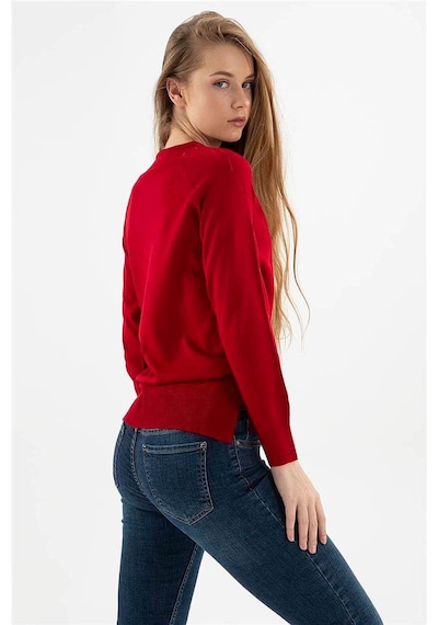 Fashion Friends Kadın Kazak Kırmızı 24k0024k1 25ke21000007 E2117 Kırmızı