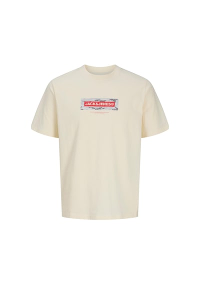 Jack & Jones Jcobreeze Erkek Tişört Kısa Kollu Rahat Günlük Bej