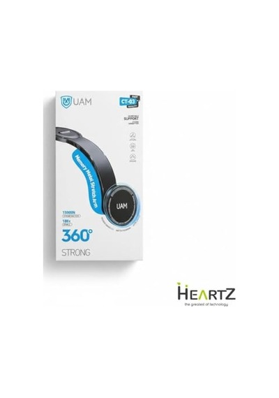 Uam Ct-03 Manyetik Araç Telefon Tutucu, 360 Derece Dönebilir, Güçlü Mıknatıslar, Tüm Cep Telefonlarına Evrensel luk Aaa Plus Kalite Özel Kampanya lı Ürün