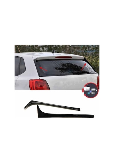 Volkswagen Polo 2011-2018 Piano Black Spoiler Çıtası