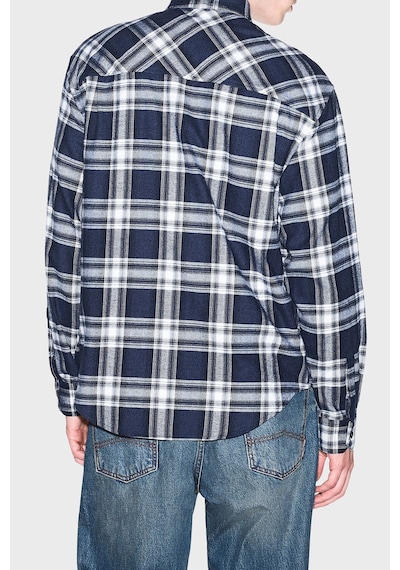 Armani Exchange Ekoseli Oversize Fit Uzun Kollu Gömlek Erkek Gömlek Xm003255 Af27138 Fb529 Lacivert Armani Exchange Ekoseli Oversize Fit Uzun Kollu Gömlek Erkek Gömlek Xm003255 Af27138 Fb529 Lacivert