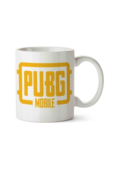 Playerunknows Pubg Mobile Porselen Kupa Bardak Beyaz