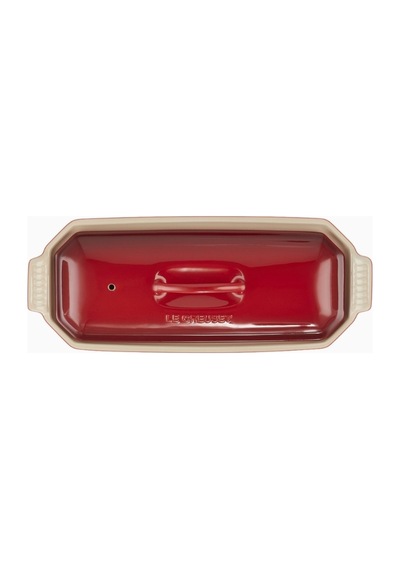 Le Creuset Seramik Pate Kalıbı Fırın Kabı 28 Cm Fırın Tepsisi Kırmızı