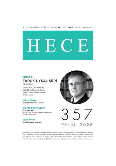 Hece Dergi 357.sayı Eylül 2026