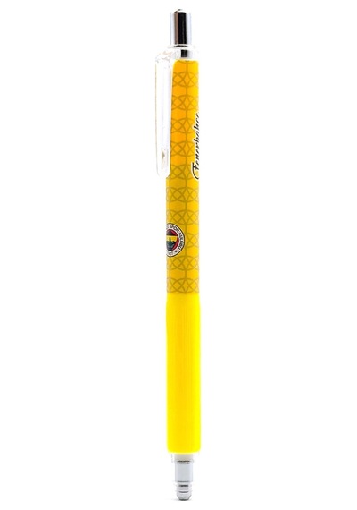 Fenerbahçe Orijinal Lisanslı Premium Versatil Uçlu Kalem 0.7 Hediyelik Ahşap Kutulu Sarı