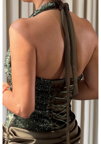 Fashion Cocktail Mermaid Üst Bedeni Payet İşlemeli Romantik Bağcık Korse Saten Büzgülü Drapeli Işıltılı Pullu Göz Kamaştıran Maxi V Yaka Sırt Detaylı Balık Kesim Nikah After Party Gece Abiye Davet Kokteyl Elbisesi Yeşil Fashion Cocktail Mermaid Üst Bedeni Payet İşlemeli Romantik Bağcık Korse Saten Büzgülü Drapeli Işıltılı Pullu Göz Kamaştıran Maxi V Yaka Sırt Detaylı Balık Kesim Nikah After Party Gece Abiye Davet Kokteyl Elbisesi Yeşil