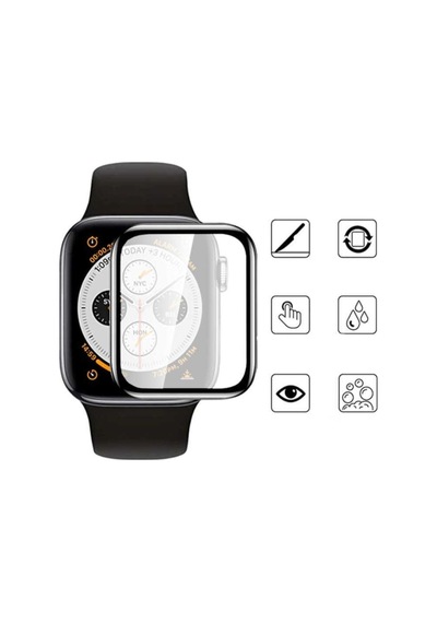 Apple Watch 38mm Ultra Ince Darbe Emici Mat Eko Ppma Pet Saat Ekran Koruyucu