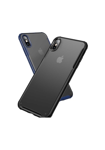 Apple Uyumlu iPhone X Kılıf Zore Volks Kapak Lacivert