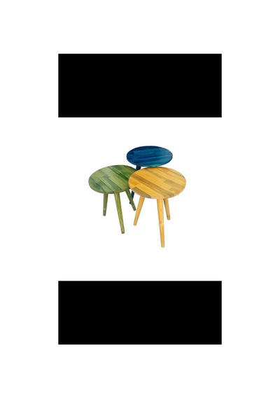 3 Lü Zigon Sehpa Kahverengi - 876646155 Kahverengi