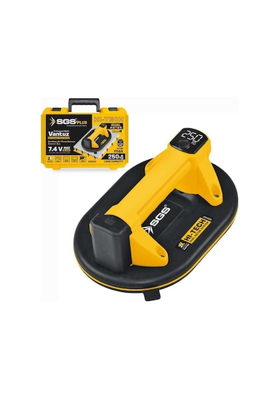 Sgs 5422 Akülü Vakumlu Vantuz 7.4v 2.0 Ah 250 Kg
