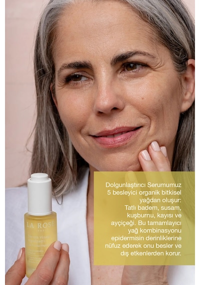 Dolgunlaştırıcı Yüz Serumu 5 Organik Bitkisel Yağ İçerikli - 30 Ml