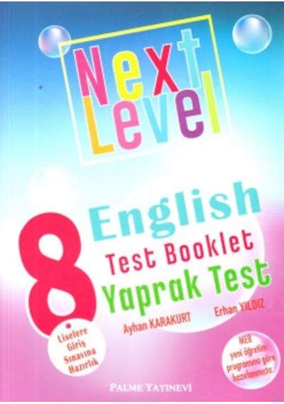 Palme Yayınları 8. Sınıf Lgs English Test Booklet Yaprak Test Nex