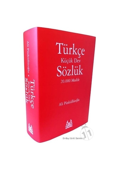 Türkçe Sözlük 20.000 Madde - Küçük Dev Sözlük - Ali Püsküllüoğlu - Arkadaş Yayıncılık