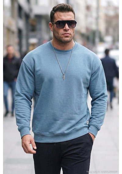 Buratti Erkek Sweat 5905255 Mavi Mavi