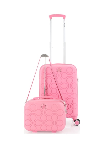 Mçs Polipropilen 2li Valiz Seti Kabin & Makyaj V376 S23sy1000045-set 00020 Pembe