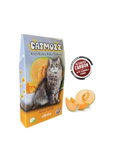 Catmozz Melon Kavunlu Aktif Karbonlu Kedi Kumu Koku Giderici 30 G