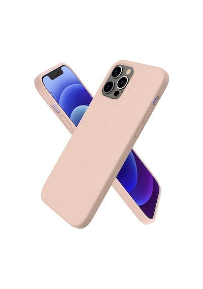 Apple Uyumlu iPhone 12 Pro Kılıf First Silikon Pudra,
