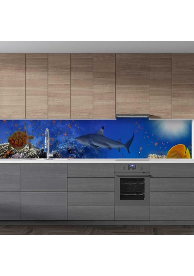 Mutfak Tezgah Arası Folyo Fayans Kaplama Folyosu Kızıldeniz Mısır