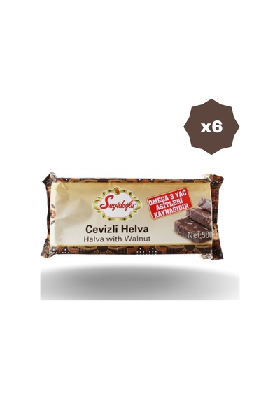 Seyıdoglu Cevızli Helva 500 Gr - 6 Adet