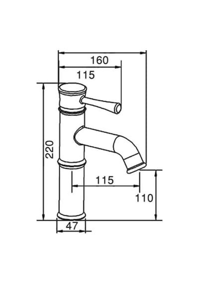 Fontana F-211 Lavabo Bataryası Krom