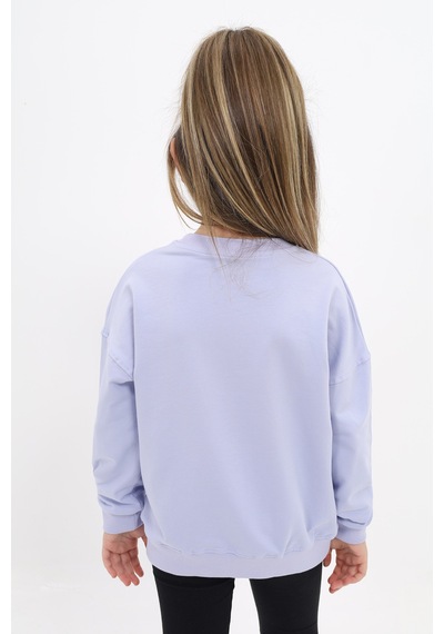 Toontoy Kız Çocuk Sweatshirt Koyu Mavi