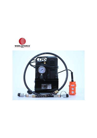 Worldforce 11232 Elektro 1000 Bar 220V 2 Litre Yağ Kapasiteli Kablolu Kumandalı Hidrolik Pompa
