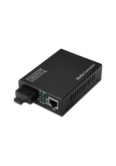 Digitus Media/rate Converter, 10/100/1000base-t - 1000base-sx Multimode 0.55 Km, Sc Tdrtr