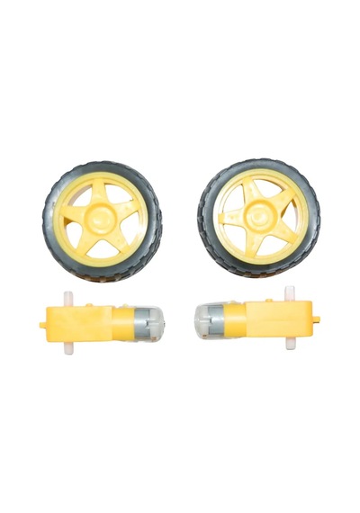 2wd Robot Araba Kiti - 18650 Pil Yuvalı Set