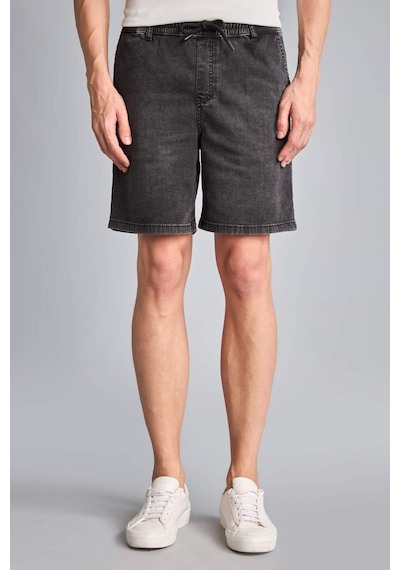 Defacto Relax Fıt Esnek Belli Jean Bermuda Şort H8889ax26smnm40 Siyah-nm40