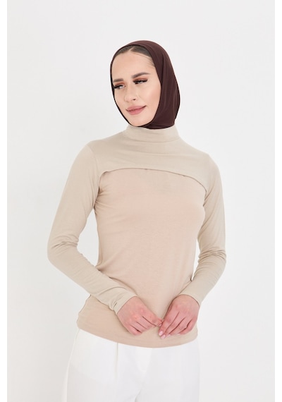 Hürrem Bone Bej Tesettür Balıkçı Yaka Boyunluklu Kolluk Viskon Düz 1025 12 Bej Hürrem Bone Bej Tesettür Balıkçı Yaka Boyunluklu Kolluk Viskon Düz 1025 12 Bej