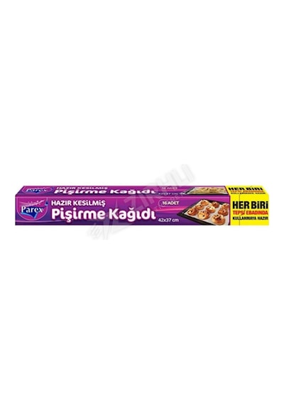 4 Adet Parex Hazır Kesilmiş Pişirme Kağıdı 16 Lı