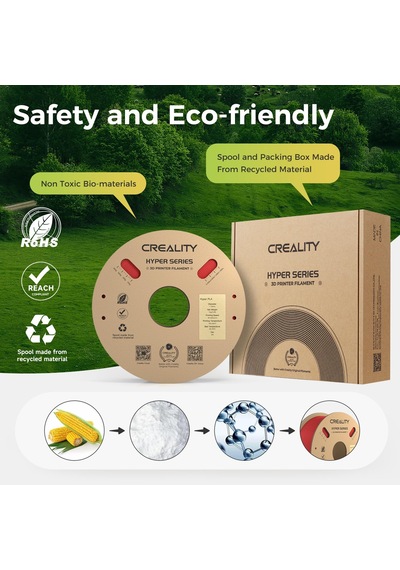 Creality Resmi Hyper Pla Filament Siyah+beyaz+mavi+kırmızı 4kg, Yüksek Hızlı Baskı Ve Dayanıklı, Pürüzsüz, Çıkıntı Performansı İçin 3d Yazıcı Filamenti Boyutsal Doğruluk +/-0,03 Mm, 4 Rulo Creality Resmi Hyper Pla Filament Siyah+beyaz+mavi+kırmızı 4kg, Yüksek Hızlı Baskı Ve Dayanıklı, Pürüzsüz, Çıkıntı Performansı İçin 3d Yazıcı Filamenti Boyutsal Doğruluk +/-0,03 Mm, 4 Rulo