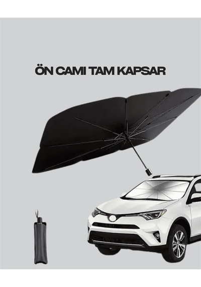 Katlanabilir Araba Güneşliği, Uv Ve Isı Korumalı, Kolay Kurulumsuz 0