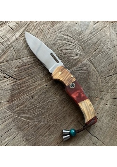 Dmr Mini Çakı El Yapımı Çakı Avcı Kampçı Bıçagı Cep Bıçak 18cm Çok Renkli