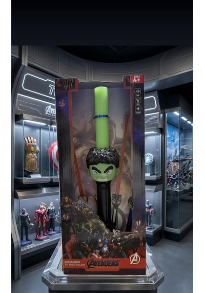 Yeşil Dev Kahramını Temalı Işıklı Sesli Sensörlü Oyuncak Silahı Hulk