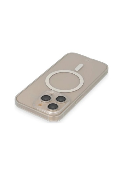 Apple İphone 14 Pro Kılıf Grand Magneticsafe Kapak - Şeffaf