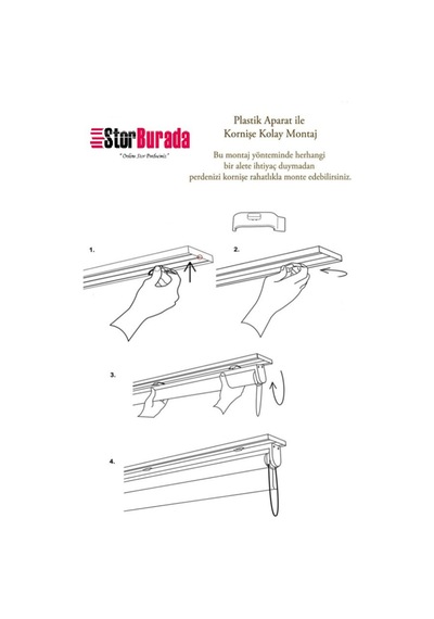 Storburada Gri Renk Geçişli Geniş Plise Zebra Stor Perde
