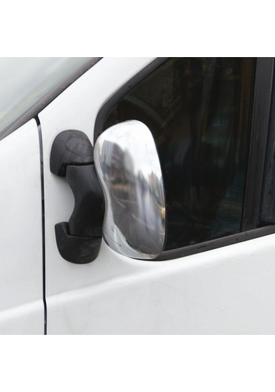 Renault Trafic Uyumlu Ayna Kapağı 2 Parça 2010-2014 Abs Krom