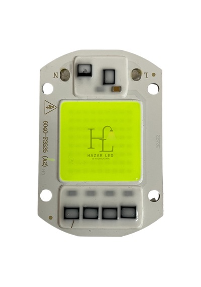 220 Volt 50 Watt Cob Led Projektör Çipi Yeşil