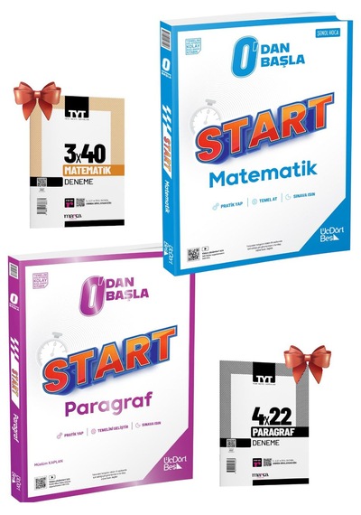 345 Start Matematik Soru Bankası-345 Start Paragraf Soru Bankası