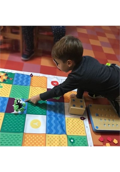 Primo Cubetto Çocuklar İçin Okul Öncesi Ahşap Robotik Kodlama Set